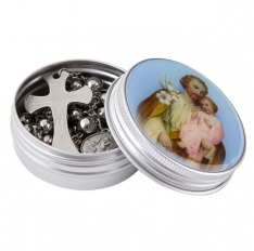 St. Joseph Rosary Tin - 12/pk